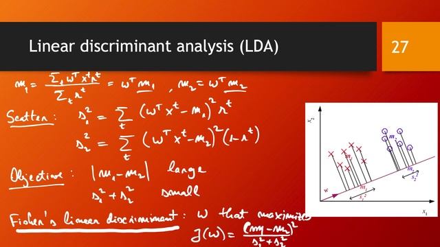 Linear discriminant analysis with 2 classes смотреть онлайн