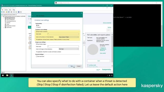 How to configure scanning Docker containers in Kaspersky Endpoint Security for Linux смотреть онлайн