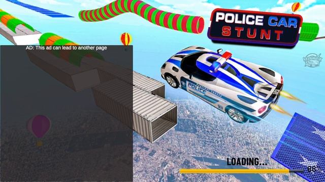 İmkansız Polis Arabası Oyunu - Car Games Stunts Car Racing - Android Gameplay смотреть онлайн