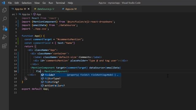 Getting Started with the React Mention Component смотреть онлайн