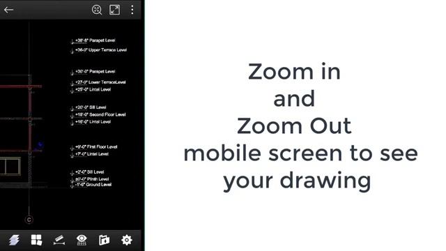 Tutorial of AutoCAD in mobile смотреть онлайн