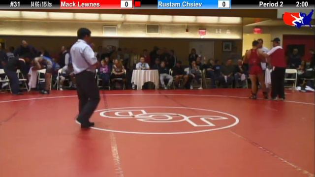 NYAC FS 84 KG / 185 lbs: Mack Lewnes vs. Rustam Chsiev смотреть онлайн