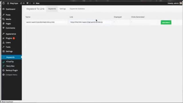 Keyword to Link Wordpress Plugin смотреть онлайн