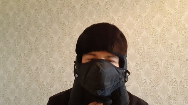 ЗИМНЯЯ ШАПКА-УШАНКА С НАМОРДНИКОМ С ALIEXPRESS смотреть онлайн