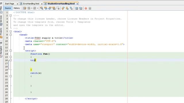 Error Handling in Java Script смотреть онлайн
