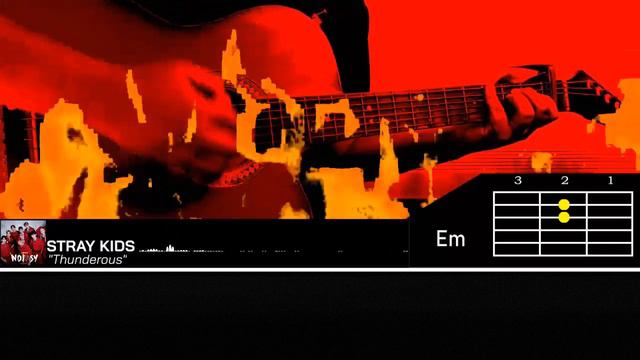 Stray Kids 소리꾼 THUNDEROUS Guitar Cover, Chords, Lyrics | Album : NOEASY