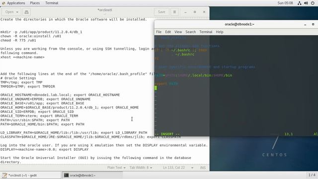 STEP BY STEP INSTALLATION & CONFIGURATION OF CENTOS 7 & ORACLE 11G PART-2 смотреть онлайн