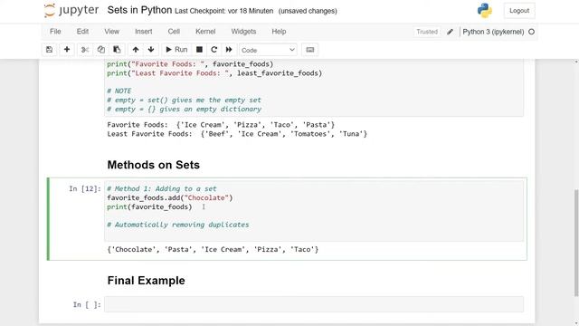 Introduction to Sets in Python смотреть онлайн