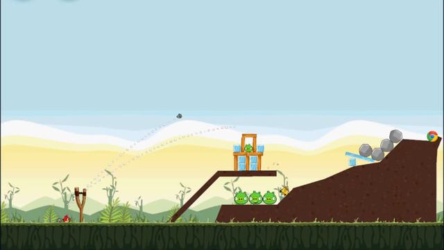 Angry Birds Chrome "Golden Egg 4" Location 4-4 смотреть онлайн