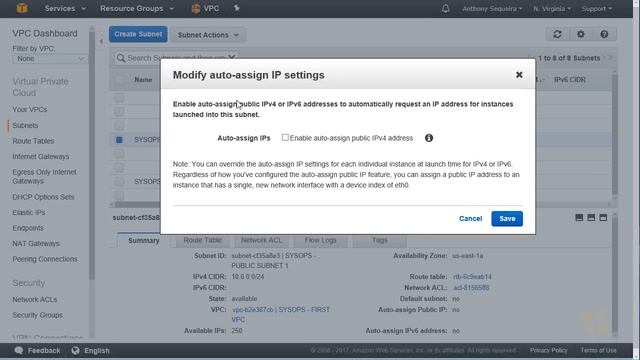Aws SysOps - Создание VPC - 09.Creating Virtual Private Clouds VPCs in AWS (RUS ENG subs) смотреть онлайн