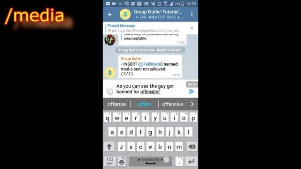 [Telegram Tutorials] Group Butler Bot - A bot to rule your chat