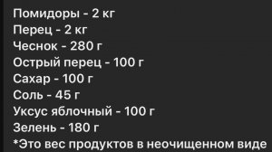 АДЖИКА - Мой самый любимый рецепт
