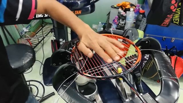 Badminton Stringing For A BWF World Championships Gold Medal Winner By Master Halim