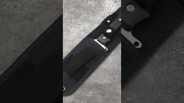 New 5CR13MOV Blade Black Wood Handle Fixed Blade Knife смотреть онлайн