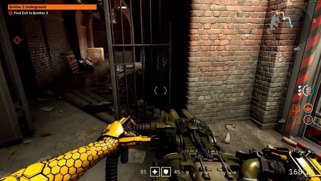 Wolfenstein Youngblood Gameplay Part 8 - Brother 2 underground dark maze смотреть онлайн