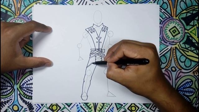 Aprende a dibujar a Scorpion de Mortal Kombat смотреть онлайн