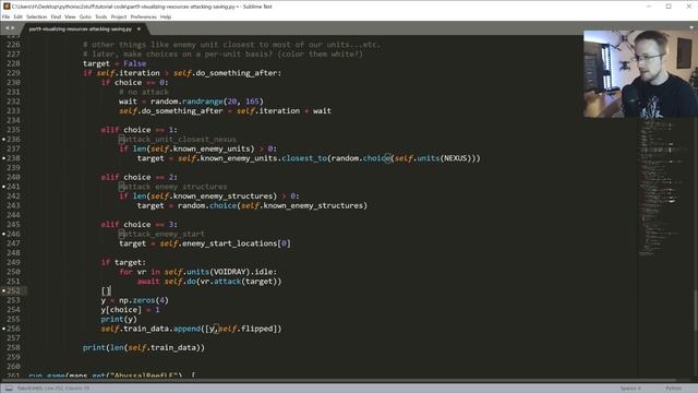 Building Neural Network Training Data - Python AI In StarCraft II Tutorial P.9