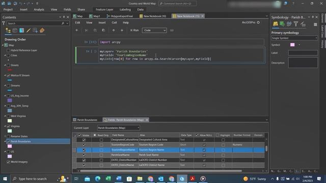 How to Get Field Data Into a Python List | Python & ArcGIS Pro смотреть онлайн