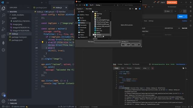 Upload Files Using Multer in NodeJS смотреть онлайн
