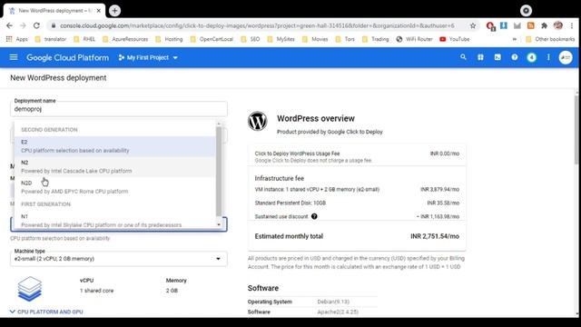 How to set up a WordPress CMS on Google Cloud | Basics of Hosting wordpress site on Google Cloud смотреть онлайн