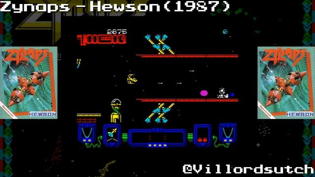 Zynaps from Hewson on the ZX Spectrum (1987) смотреть онлайн