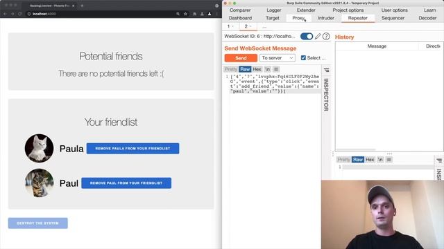"Hacking" Phoenix LiveView with F12 and Burp Suite смотреть онлайн