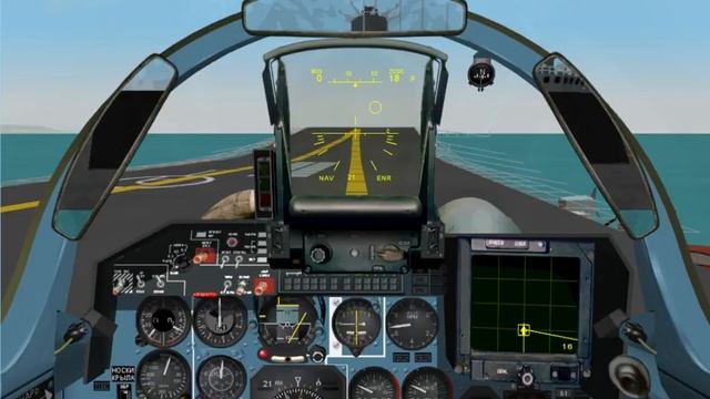 Flanker 2.5 training 14 - Carrier take off смотреть онлайн