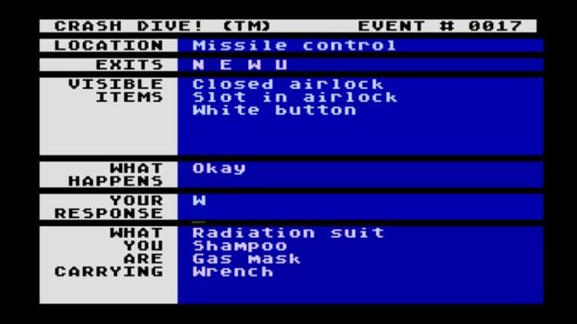 Crash Dive for the Atari 8-bit family смотреть онлайн