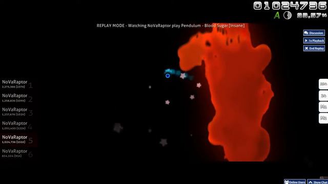 Osu! (NoVaRaptor) Pendulum - Blood Sugar [insane] смотреть онлайн