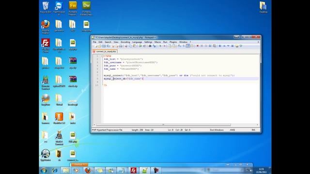 Connect PHP to MySQL tutorial смотреть онлайн