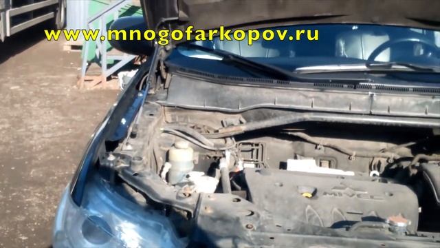 Амортизатор (упор) капота на Mitsubishi Outlander XL 02-03/2 (обзор, установка) смотреть онлайн