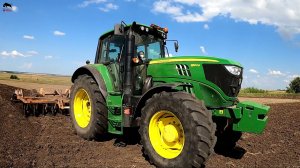 Бюджетный трактор John Deere 6150! Транспортировщик рулонов ТР-10! Пресс-Подборщик Claas Rollant 240
