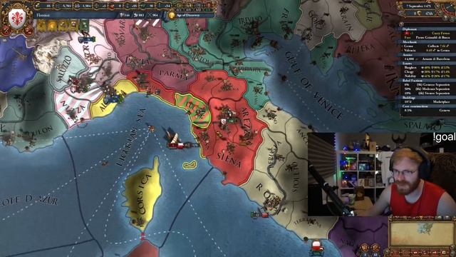 TommyKay Plays Florence in Europa Universalis IV - Part 1 смотреть онлайн