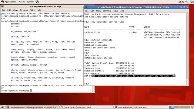 restore all controlfiles смотреть онлайн
