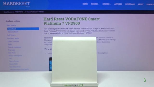 Как добавить/удалить аккаунт Гугл на Vodafone Smart Platinum 7? смотреть онлайн