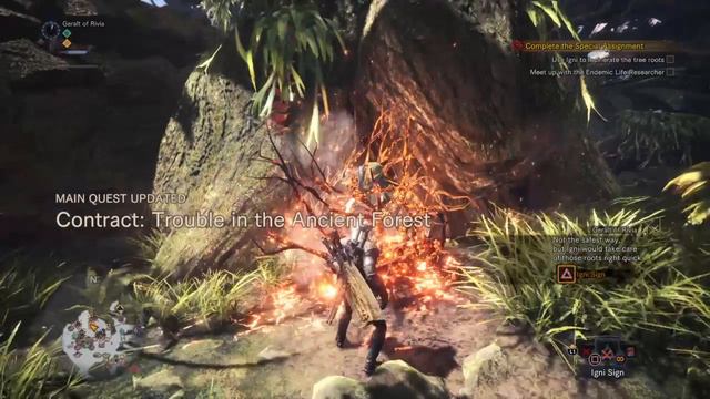 Monster Hunter: World (PS4) HR559 vs. The Witcher Update смотреть онлайн