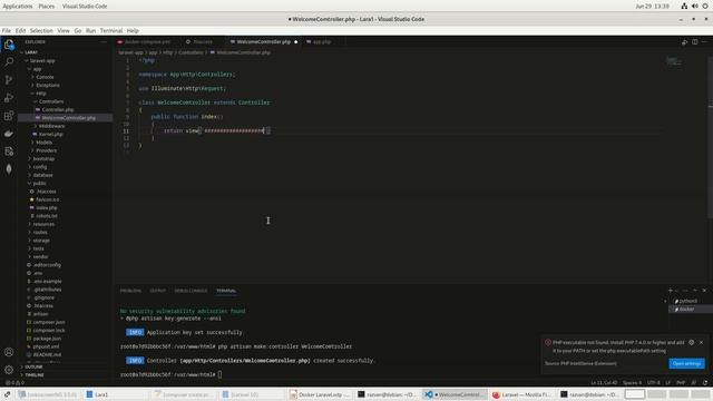 Docker Laravel app with persistence смотреть онлайн