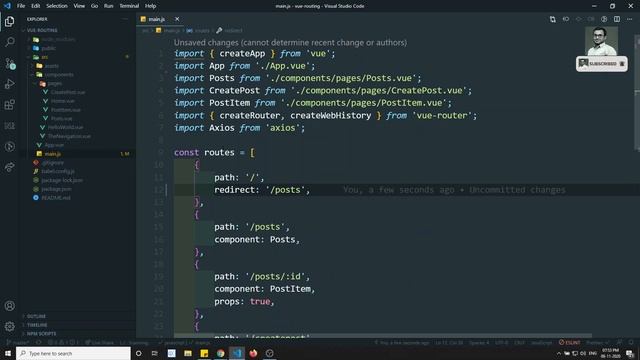 54. Redirect & alias routing differences. Catch-All / 404 Not Found Route in Vue js | Vue 3. смотреть онлайн