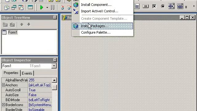 11 Delphi 7 Меню Components и Database смотреть онлайн