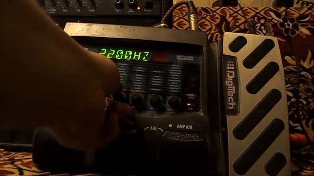 Digitech RP 350  попытка высекать тяжмет