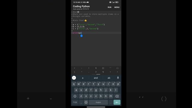 What is Set ? | Python смотреть онлайн