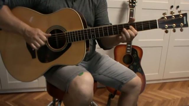 Yamaha LL6 A.R.E. NT 2012 Acoustic Guitar Soundcheck смотреть онлайн