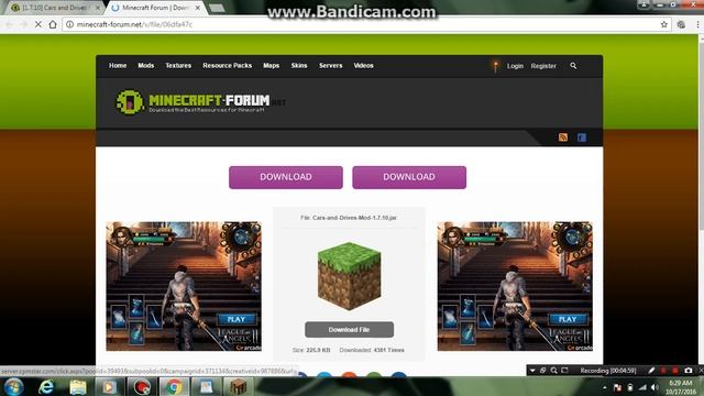 how to download car mod in (minecraft 1.7..10) смотреть онлайн