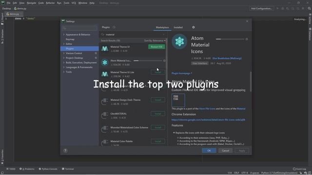 How to make any IntelliJ Based IDE(PyCharm, WebStorm, GoLand, CLion, ReSharper, etc.) look better. смотреть онлайн