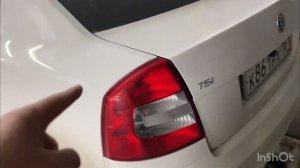 Шкода Октавия А5 2012 на установке билед линз + дальний свет и птф - skoda octavia a5 Biled Zorkiy