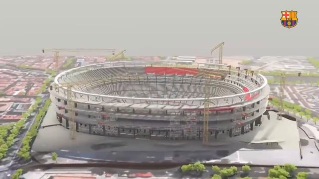 Барселона показала как будет выглядеть Камп Ноу после реконструкции. Окончание - лето 2026 смотреть онлайн