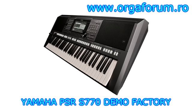 YAMAHA PSR S770 demo factory all смотреть онлайн