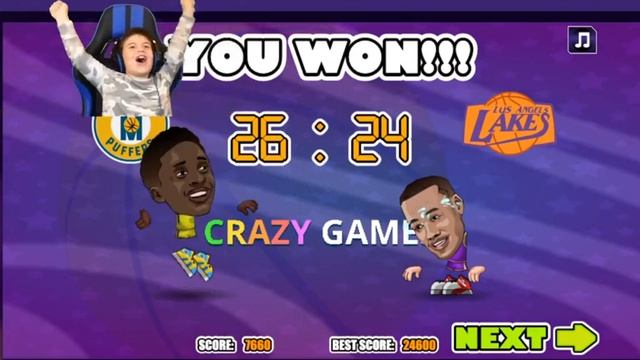 Playing Crazy Games Basketball Stars and Soccer Masters Euro 2020 смотреть онлайн