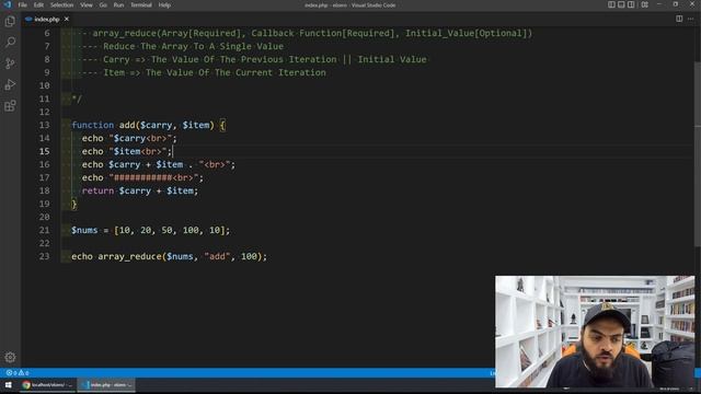 Learn PHP 8 In Arabic 2022 - #072 - Array Reduce смотреть онлайн