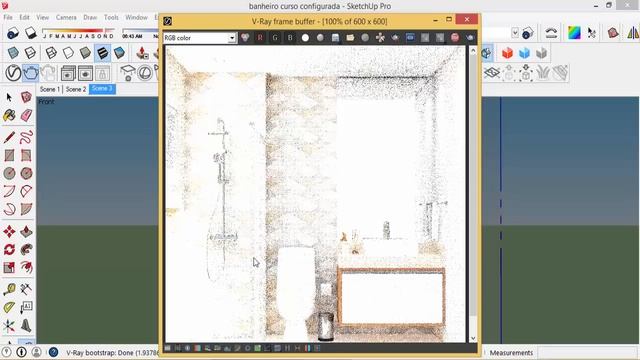 10 - Curso Básico Vray 3.4 para Sketchup - Render em Corte смотреть онлайн